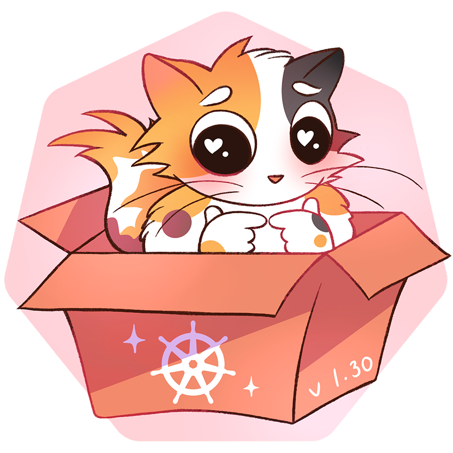 Kubernetes v1.30 Uwubernetes logo